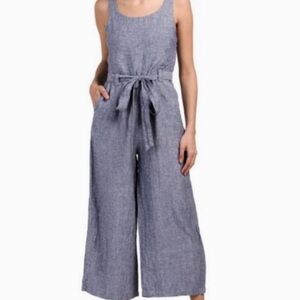 Rachel Zoe Linen Wide Leg Jumpsuit 4